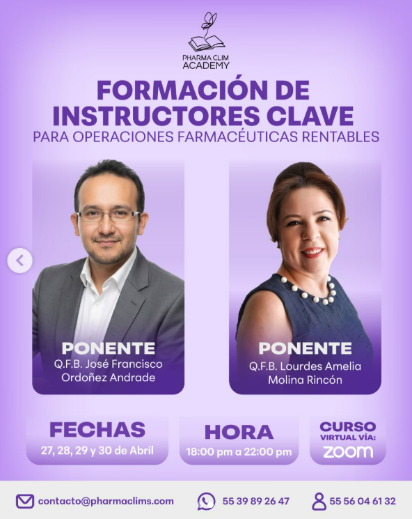 Formación de Instructores clave para operaciones farmacéuticas rentables