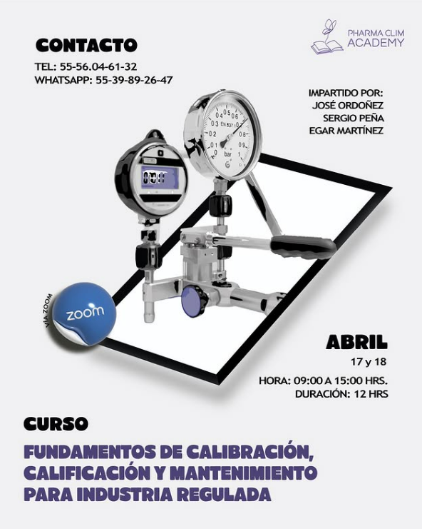 Fundamentos de calibración, calificación y mantenimiento para industria regulada