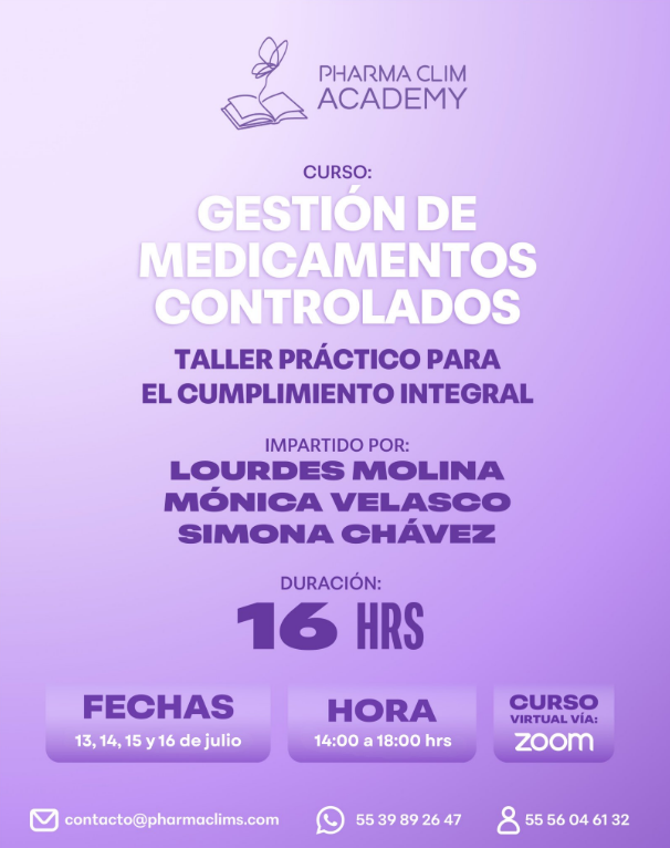 Gestión de Medicamentos Controlados: taller práctico para el cumplimiento integral