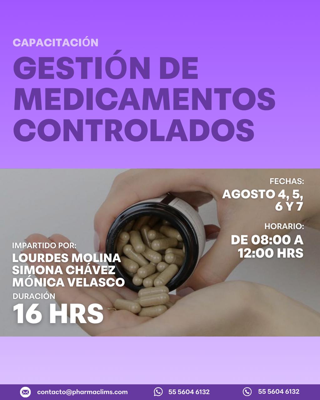 Gestión de Medicamentos Controlados: taller práctico para el cumplimiento integral (Cerrado)