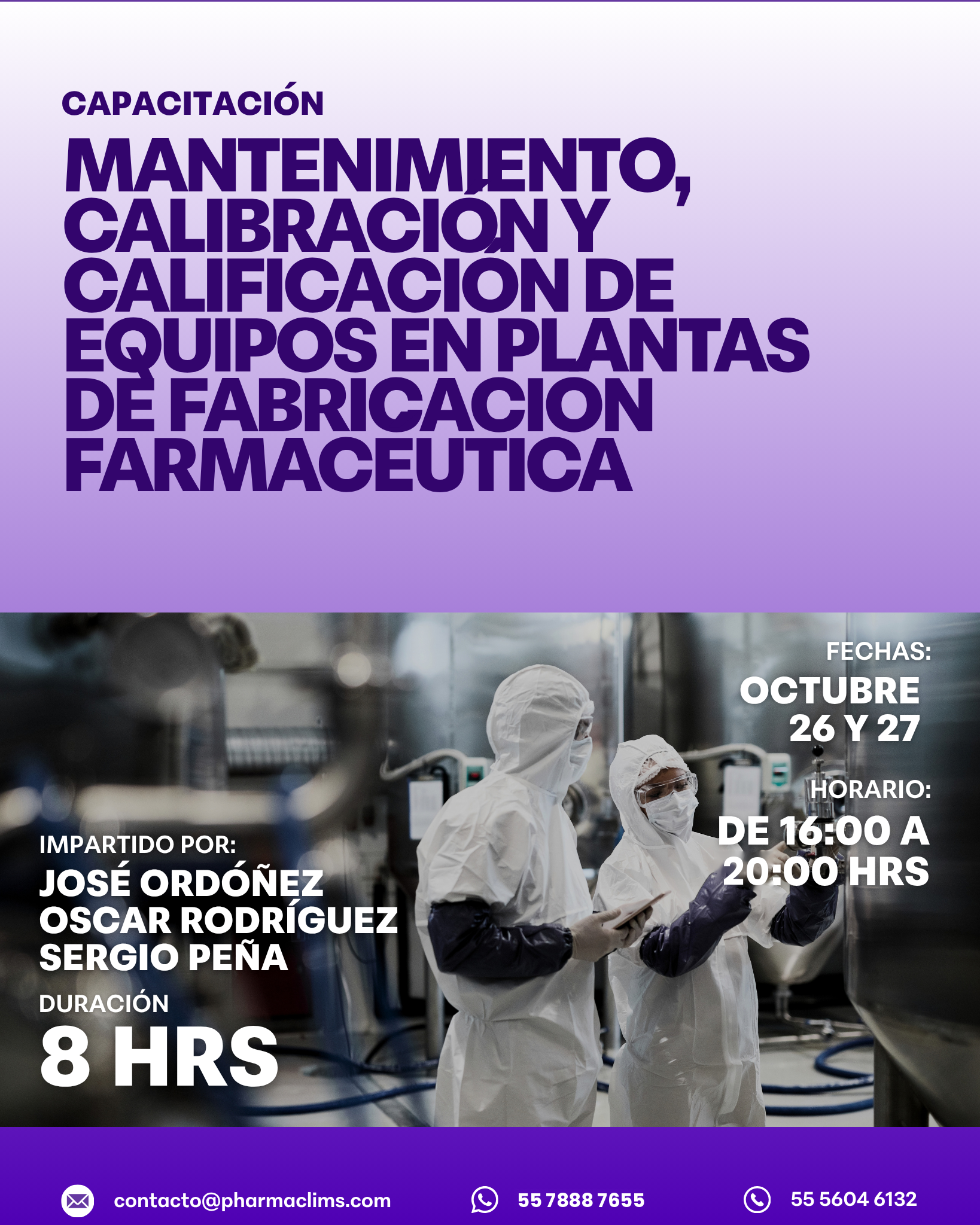 Curso de Fundamentos de calibración, calificación y mantenimiento para industria regulada