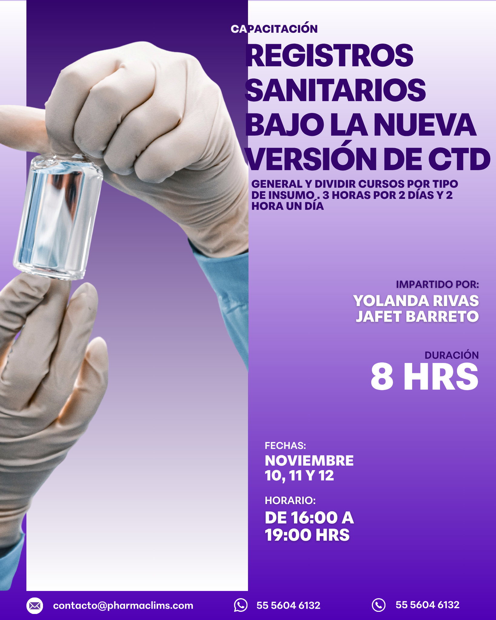 Curso de Registros sanitarios bajo la nueva versión de CTD