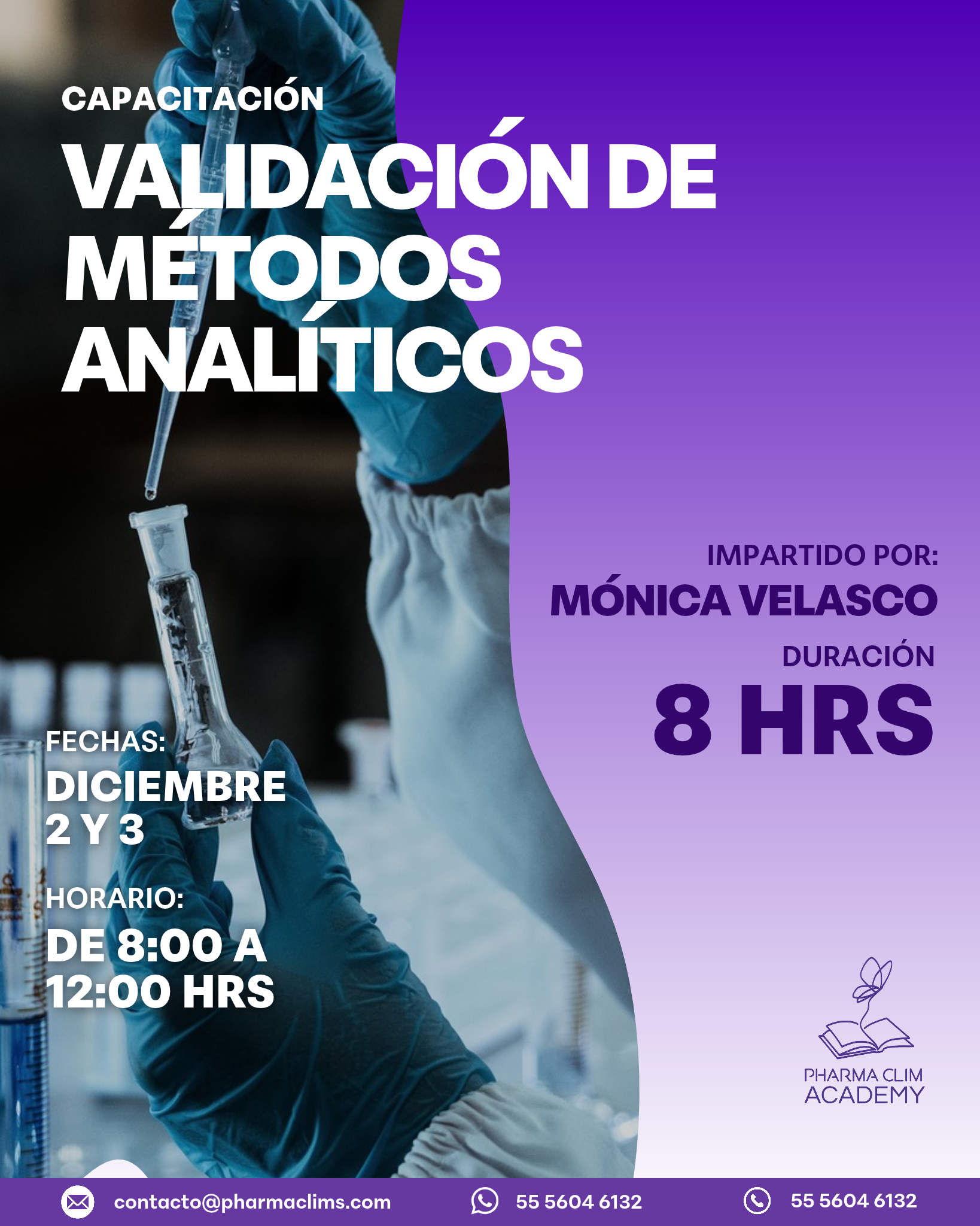 Curso de Validación de Métodos Analíticos Fisicoquímicos